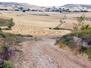 Blick auf Hornillos del Camino