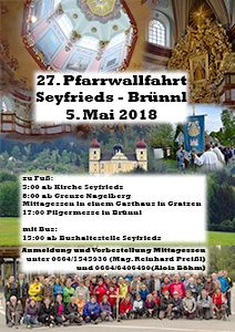 Seyfriedser Brünnlwallfahrt 2018